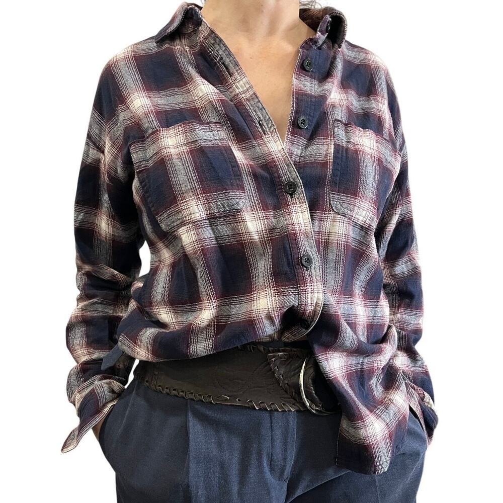 Garage Size S/P Flannel Shirt 100% Cotton Fairy Grunge 90s Gorpcore Casual $55